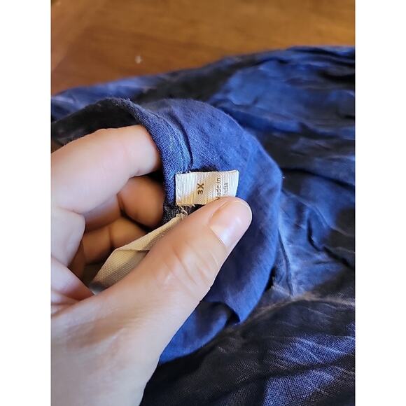 Soft Surroundings Maxi Dress Sz 3x Navy Tank - Picture 8 of 10